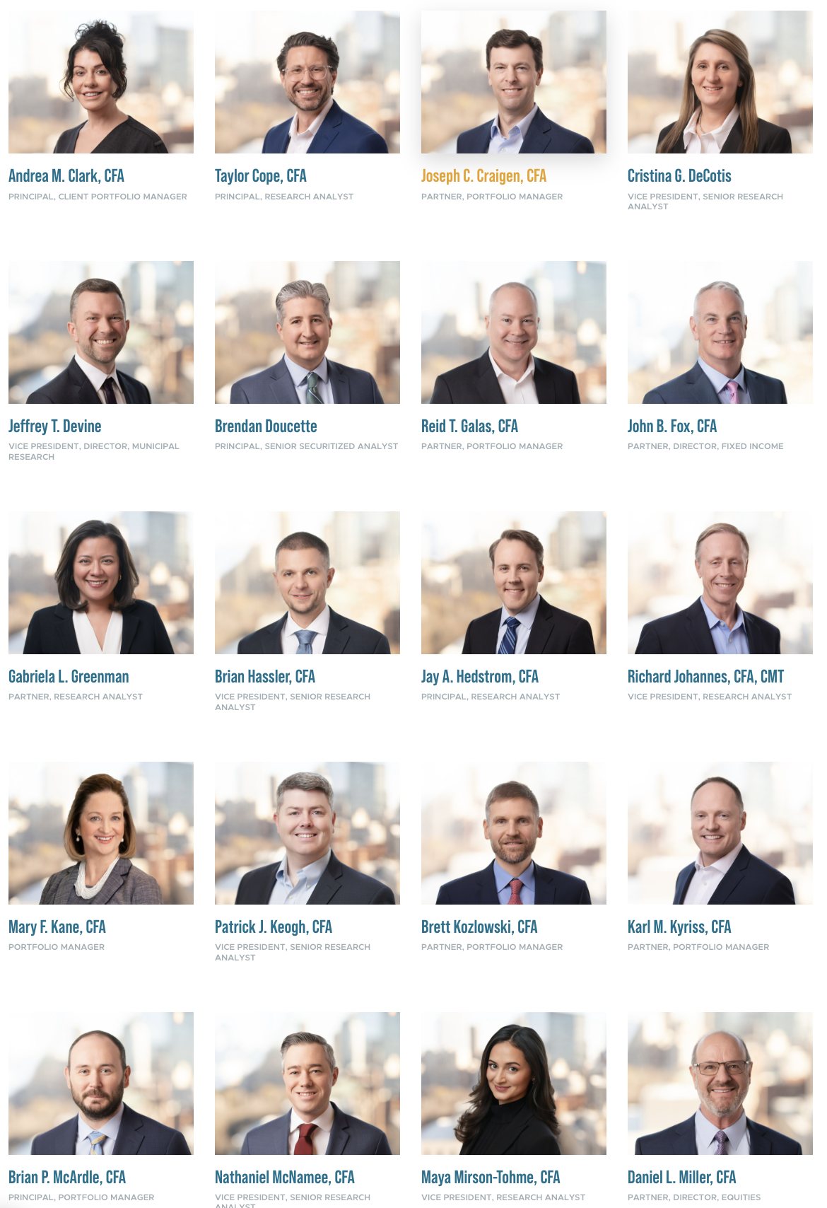 GW&K team directory page